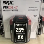 Skil Pwrcore 40 Rechargeable Lithium Ion Battery By8705-00, 40v 2.5 Ah Sealed. Fixed Price $76.99.