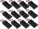12pcs 2 X 1.5v Aa Battery Holder Case Box, With Wire Leads. Fixed Price $15.99.