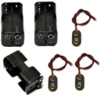 Lampvpath 3 Pcs 4 X 1.5v (6v) Aa Battery Holder Leads With 9v I Type Snap. Fixed Price $11.80.
