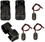 3 Pcs 4 X 1.5v (6v) Aa Battery Holder Leads With 9v I Type Snap 4aa-3pc. Fixed Price $9.82.