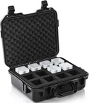 12 Slot Graded Coin Storage Case Hard Silver Eagle Holder W/ Handle. Fixed Price $94.84.