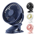 Usb Rechargeable Mini Cooling Fan Clip On Desk Table Office Stroller Camping Gym. Fixed Price $8.90.