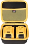 Hard Eva Carrying Case For Dewalt/milwaukee 8v/12v/18v/20v/60v Max Xr Battery, H. Fixed Price $29.99.