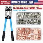 140/240x Battery Cable Lug Tinnrd Copper Ring Crimp Terminals Wire Connector Kit. Fixed Price $65.99.