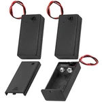 9v Battery Holder 9 Volt Clip Connector Case With Leads Black Set. Fixed Price $13.99.