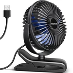 Beskar Usb Clip On Fan, Portable Small Fan With Cord Powered, 3 Speeds Strong.... Fixed Price $35.89.