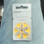 X 10 Powerone P10/pr70 Zinc-air Hearing Aid Batteries 6-pack 1.45v 100mah. Fixed Price $140.00.