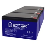 Mighty Max 12v 12ah Gel F2 Battery Compatible With Ab12120, Tl1212 - 3 Pack. Fixed Price $89.99.
