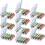 Ifamio 10 Pack Battery Storage Organizer Case - Transparent Aa/aaa Cell. Fixed Price $14.99.