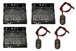 Lampvpath 3 Pcs 4 X 1.5v (6v) Aa Battery Holder Leads With 9v I 4aa-3pc. Fixed Price $9.74.