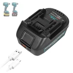 Zlwawaol Dm18m Battery Adapter With Usb & Type-c Charging Socket For Dewalt 2.... Fixed Price $19.74.