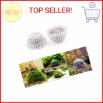 Yohii Dahszhi 2pcs Plastic Aquarium Shrimp Fish Tank Moss Ball Holder Plant Shap. Fixed Price $15.28.