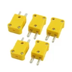 Uxcell 5 Pcs Yellow Plastic Case Smpw-k-m K Type Thermocouple Wire Connector. Fixed Price $10.99.