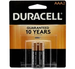 Duracell Aaa 2 Pack Coppertop Alkaline Batteries. Fixed Price $6.99.