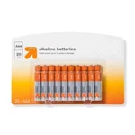 Up & Aaa Batteries - 20pk Alkaline Battery Lot Of 6 (120 Total Batteries). Fixed Price $50.00.