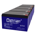 Mighty Max 12v 12ah Gel F2 Battery Replaces Td12-12, Re12-12, Bc12-12 - 4 Pack. Fixed Price $119.99.