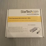 Startech Portable 4 Port Superspeed Mini Usb 3.0 Hub - White. Fixed Price $20.00.