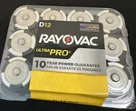 Rayovac Ultra Pro Alkaline Batteries 12 Pack Size D 1.5v Rayald12ppj Exp 12/2032. Fixed Price $19.99.