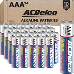 New Acdelco 24-count Triple Aaa Batteries, Maximum Power Super Alkaline Battery. Fixed Price $15.26.
