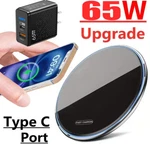 65w Wireless Fast Charger Charging Pad For Samsung Iphone Android Cell Phone. Fixed Price $12.99.