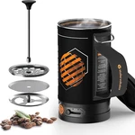 2-in-1 Electric French Press Coffee Maker For Travel & Camping, Brews In 6 Min. Fixed Price $183.99.