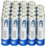 24pcs Aa 3000mah Ni-mh 1.2v Rechargeable Bty Battery Cell For Mp3 Rc Ca. Fixed Price $17.70.