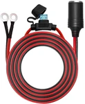Chanzon 12v / 24v Power Supply Car Plug Outlet - 6ft/3ft Ul 16awg Cable With 15a. Fixed Price $14.29.