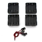Raogoodcx 4set 8 X Aa Thicken Battery Holder And T Type Wired Clip.... Fixed Price $18.01.