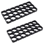 Heyiarbeit 10pcs 18650 Battery Holder Bracket 3x7 Plastic Cell Spacer. Fixed Price $14.76.