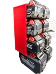 Milwaukee M18 8 Bay Battery Holder Wall Mount 3d Printed Abs. Fixed Price $35.00.