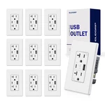 Elegrp Usb Charger Wall Outlet With Type A & C 20 Amp Outlet, White. Fixed Price $125.98.