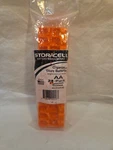 Aa Battery Storage Caddy, Orange - Holds 24 Batteries (not Included). Fixed Price $18.99.