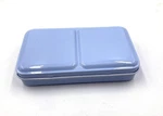 Aliotech Travel Artist Empty Watercolor Tins Box Palette Paint Fog Blue. Fixed Price $13.24.
