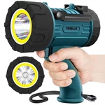 Rechargeable Spotlight Floodlight Combo 2200,000 High Lumen Led, Ip67 Waterpr.... Fixed Price $91.96.