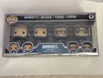 Funko Pop Mmc Mission Control Mariotti Becker Young Cheng Rare 4 Pack Blue +case. Fixed Price $299.99.