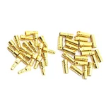 Dgzzi 20 Pairs 3.5mm Gold Plated Male And Female Bullet Connector Plug. Fixed Price $12.29.