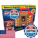 Ontel Battery Daddy Smart - Organizer Storage Case Tester Stores. Fixed Price $27.93.