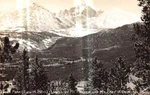 Longs Peak Colorado Postcard Rppc Sanborn Photo R-1015 Mt Meeker Lady Washington. Fixed Price $7.99.