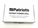 4patriots Patriot Power Cell 8000mah Solar Battery Bank Led Flashlight New Boxed. Fixed Price $30.00.