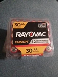 Aa Batteries (30 Pack), Double A Alkaline. Fixed Price $22.00.