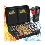 Battery Storage Box Hard Case Holds 148 Batteries (aa, Aaa, C, ... Fast Usa Ship. Fixed Price $26.25.