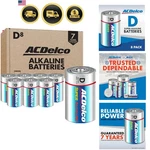 Acdelco 8-count D Batteries, Maximum Power Super Alkaline Battery For Home An.... Fixed Price $23.19.