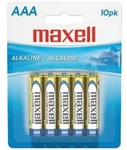 Maxell 723810 Lr03 10bp Aaa 1.5v Alkaline Batteries Long Lasting 10 Pack Used V. Fixed Price $9.63.