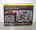 Farpoint 2- Sided Battery Caddy With Tester Holds 55 Battery's New In Box. Fixed Price $15.99.