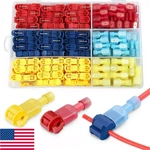 Spade Terminals T-tap Electrical Wire Connector Assortment Insulated Crimp Cable. Fixed Price $15.39.