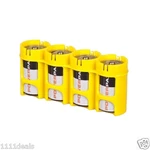 Storacell By Powerpax Slimline C4 Battery Case Yellow. Fixed Price $8.99.