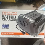 Snow Joe + Sun Certified Authentic Ion100v-rch Rapid Charger For 100 Volt. Fixed Price $54.38.