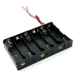 Newzoll 6 Aa 9v Battery Holder Case Box Organizer With Connector Cable Black. Fixed Price $9.81.