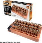 The Battery Storage Organizer Case And Tester, Holds 77 Batteries New. Fixed Price $9.56.