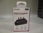 Statik Snap-n-charge Universal Power Bank 3 Magentic Connectors 3200mah Travel. Fixed Price $14.95.